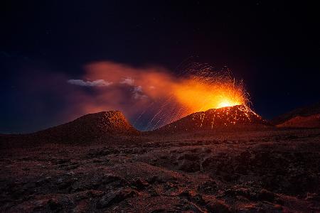 La Fournaise volcano