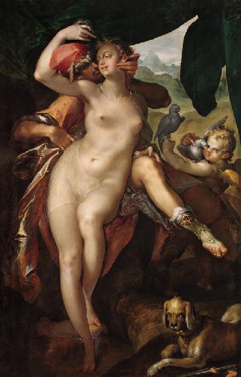 Venus und Adonis.