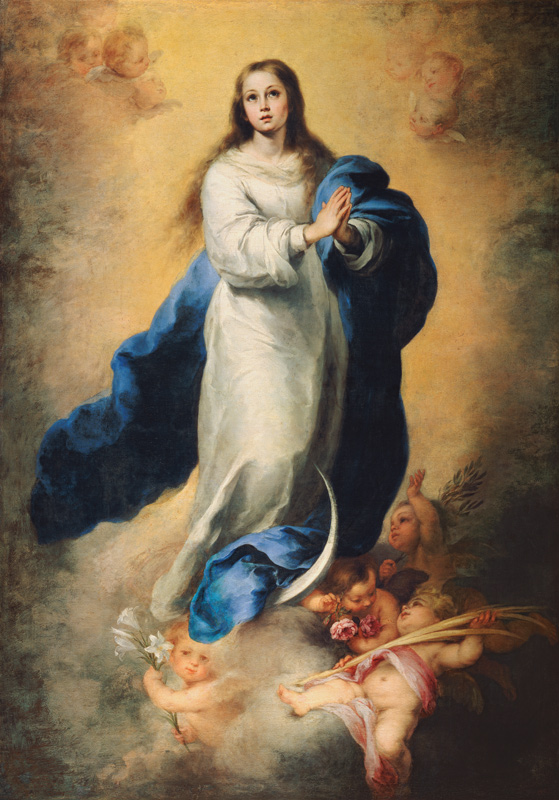 Immaculata vom Escorial von Bartolomé Esteban Perez Murillo