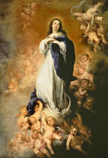 Immaculate Conception of the Escorial von Bartolomé Esteban Perez Murillo