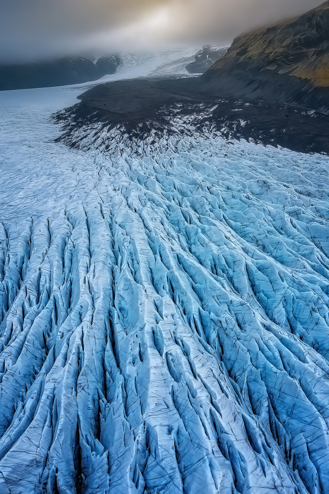 Svínafellsjökull glacier in Iceland II von Bartolome Lopez