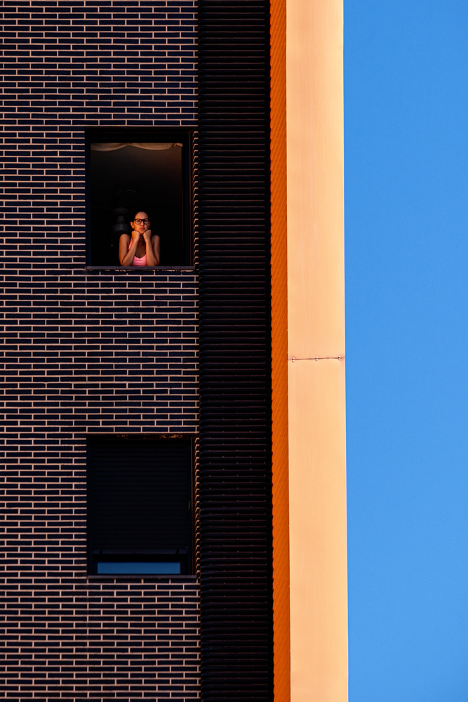 The girl at the window von Bego Amare