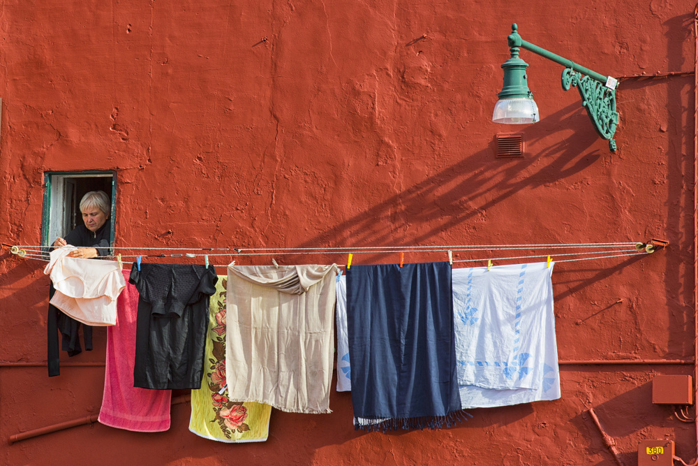 Washing day von Benjamine Hullot Scalvenzi