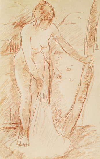 Standing Bather von Berthe Morisot