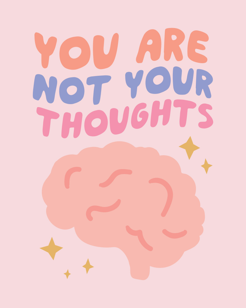 You Are Not Your Thoughts No2 von Beth Cai