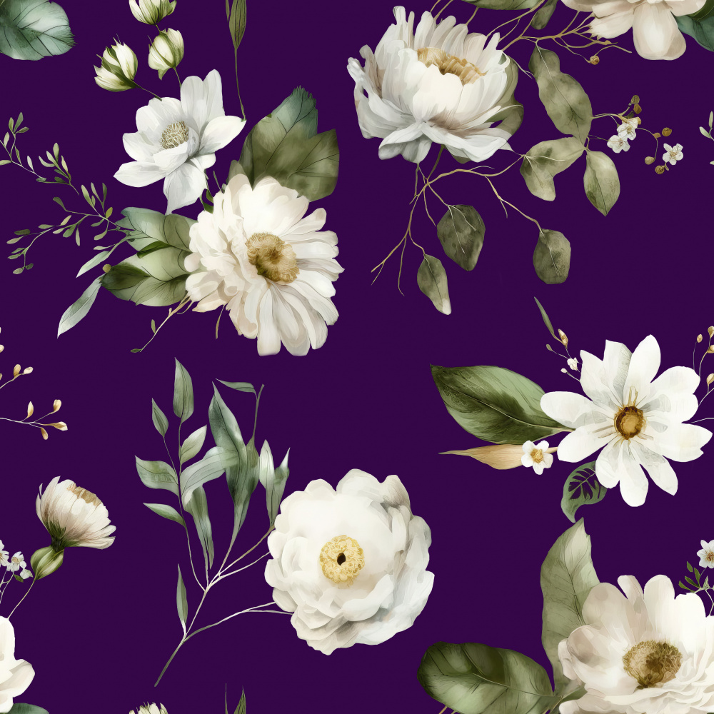 Wall Mural Wh 1 4096 Dark Purple von Bilge Paksoylu