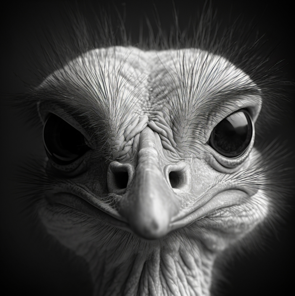 Ostrich 3 von Bilge Paksoylu