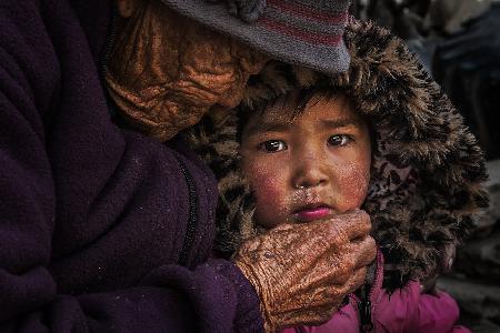 The Grandmother and her granddaughter