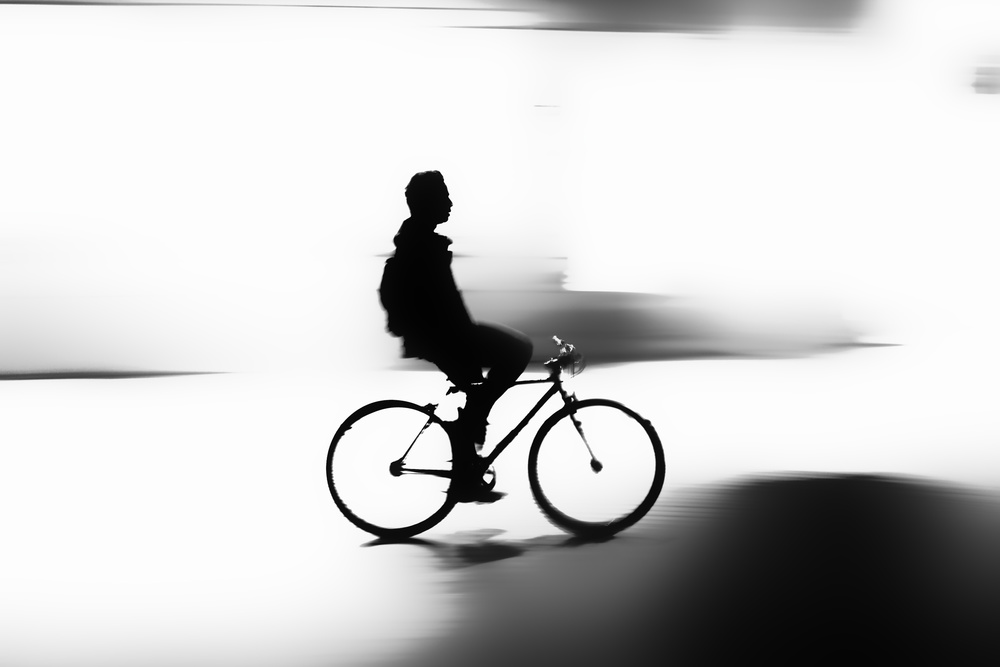 Night cyclist von Blaz Fortuna