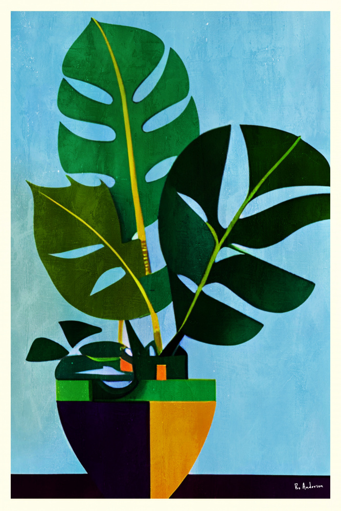 Monstera Leafs von Bo Anderson