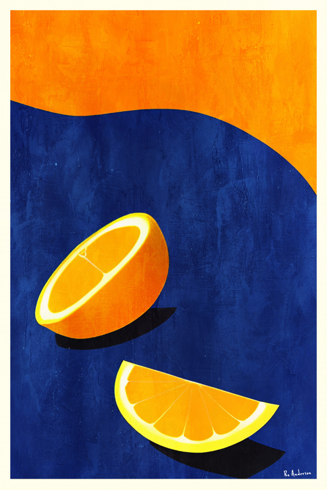 Petit Déjeuner, Deux Oranges von Bo Anderson