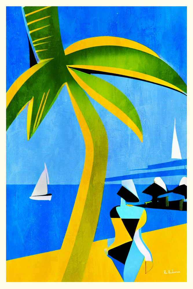 Tahiti, 1952 von Bo Anderson