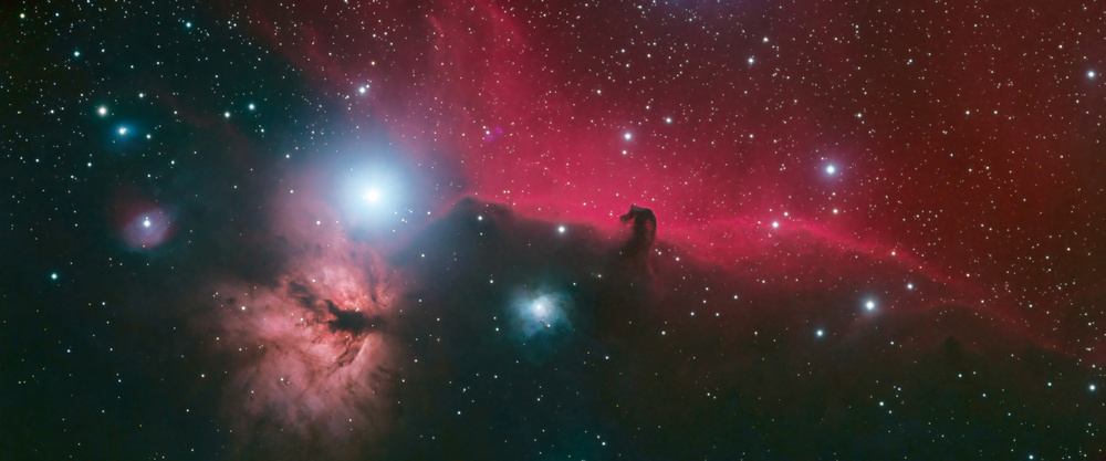 Horsehead and Flame Nebulae von Bo Chen