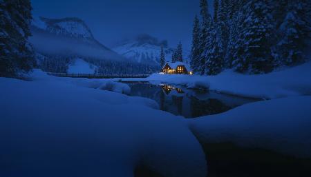 Landscape of Emerald Lake