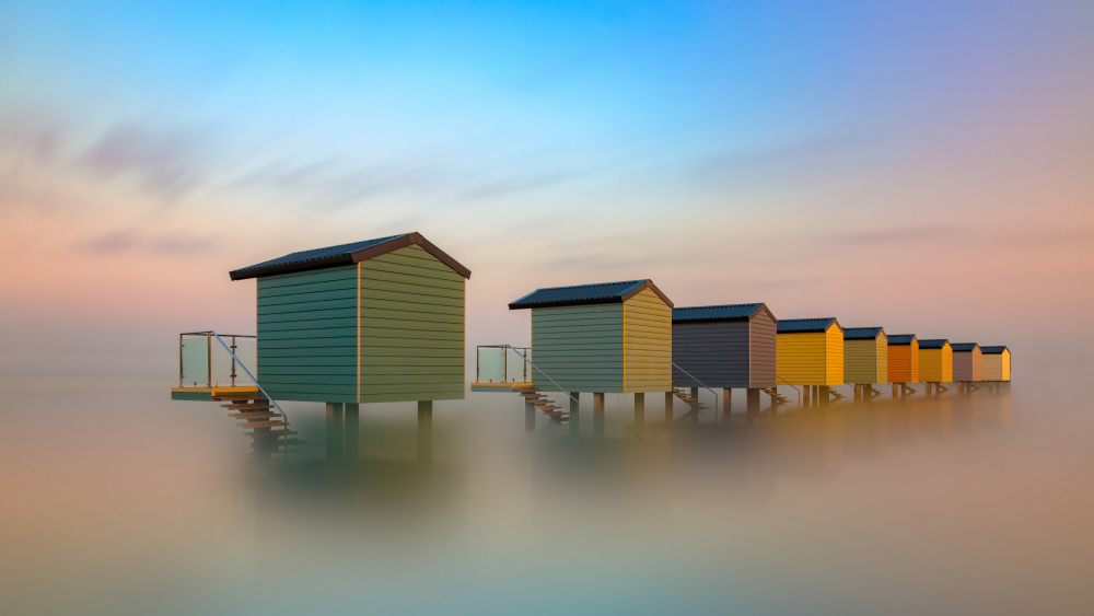 Beach huts von Boterman Patrick