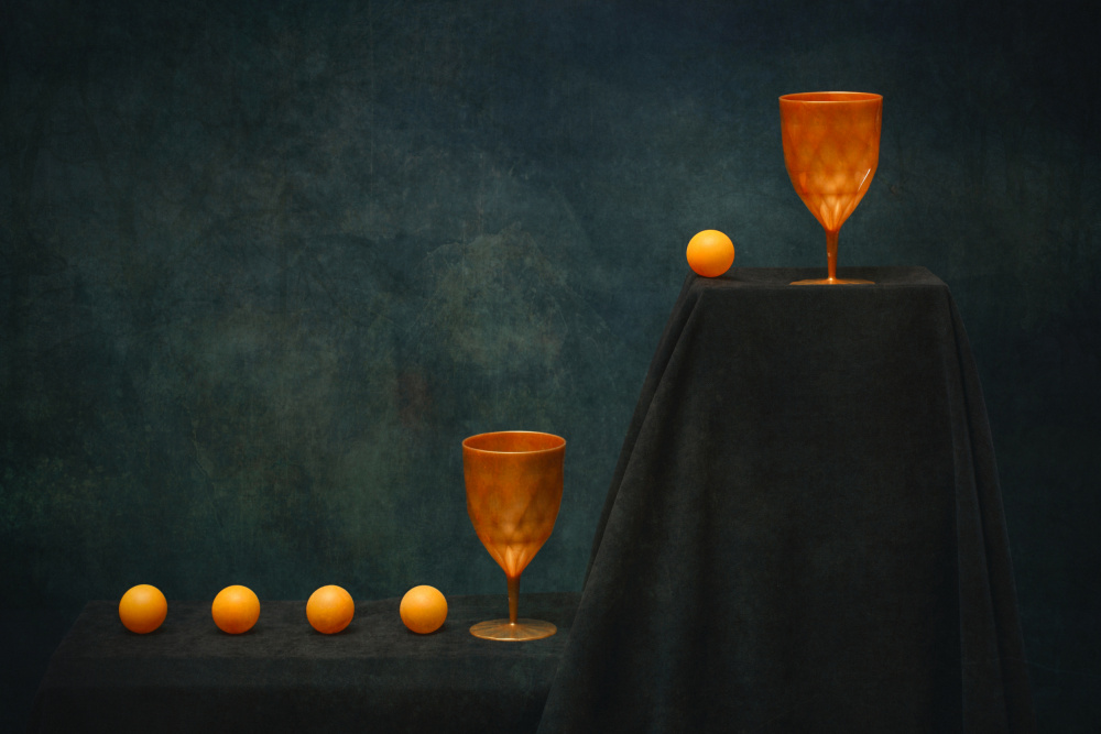 Geometric still life with balls von Brig Barkow