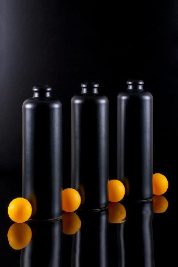 Still life with orange balls