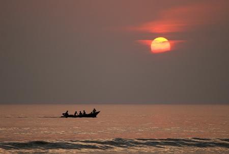 Six in boat