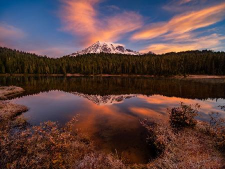 Sunrise at Mt Rainier