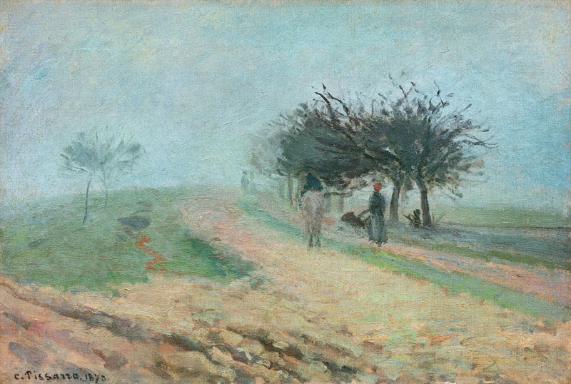 Pissarro / Foggy morning in Creil / 1873 von Camille Pissarro