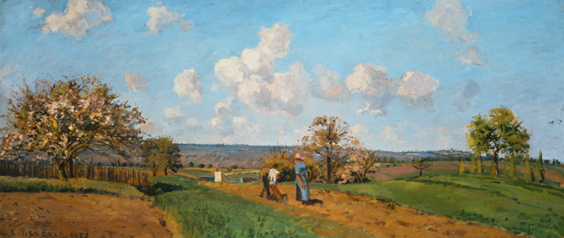 Frühling von Camille Pissarro