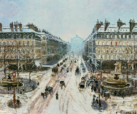 Avenue de l'Opera - Effect of Snow