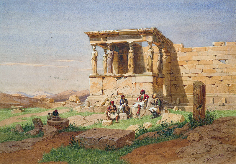 Das Erechtheion. Die Karyatiden von Carl Friedrich Heinrich Werner