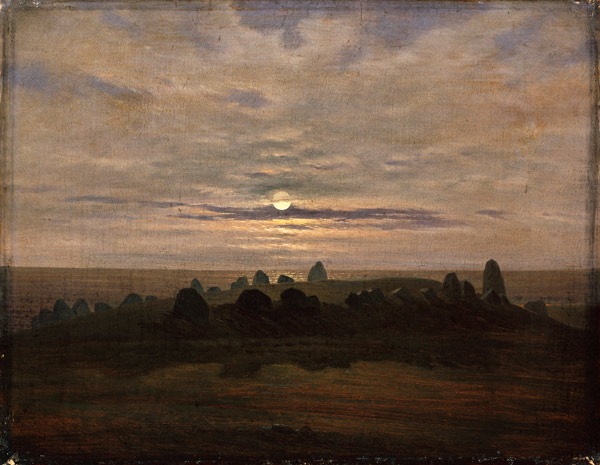 Großsteingrab bei Nobbin auf der Insel Rügen von Carl Gustav Carus