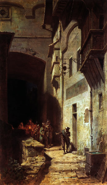 Die Scharwache von Carl Spitzweg