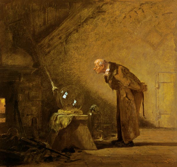 Der Alchimist von Carl Spitzweg