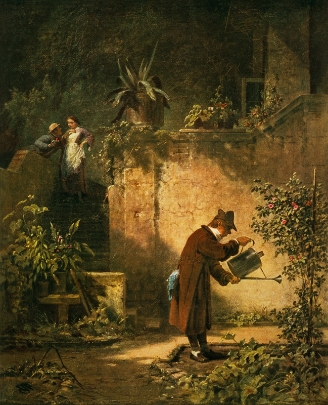 Der Blumenfreund von Carl Spitzweg