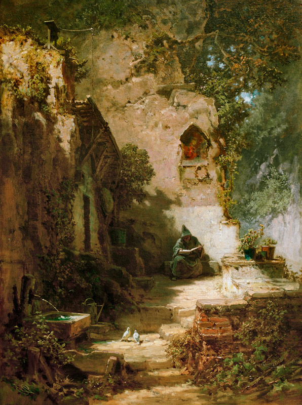 C.Spitzweg, Der Einsiedler von Carl Spitzweg