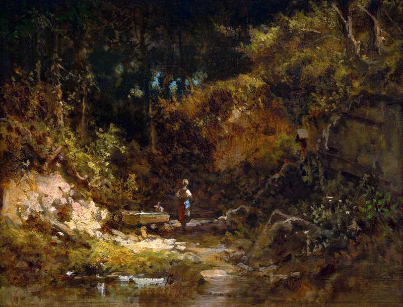 Der Waldquell von Carl Spitzweg