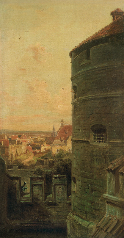 Rothenburg, Faulturm von Carl Spitzweg