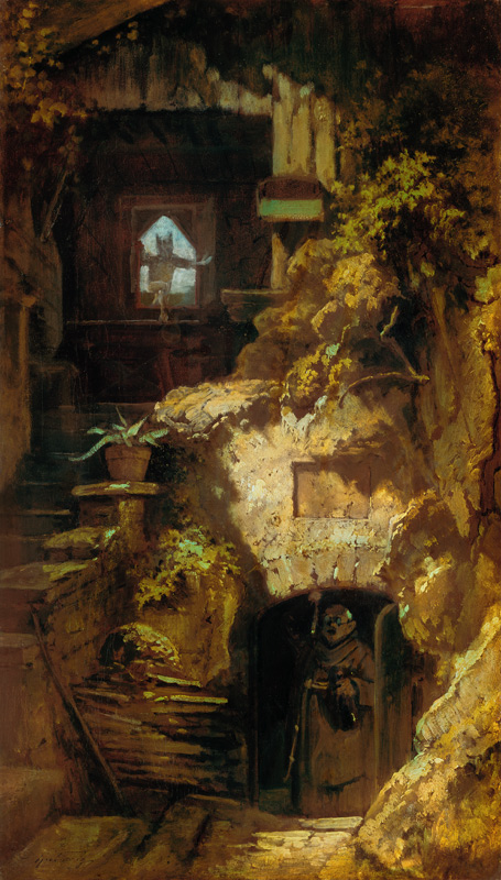 Teufelsbeschwörung von Carl Spitzweg