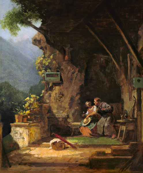 Hermit in Love von Carl Spitzweg