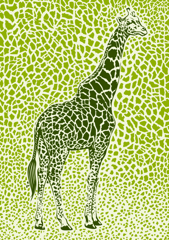 The Majestic Giraffe von Carlo Kaminski