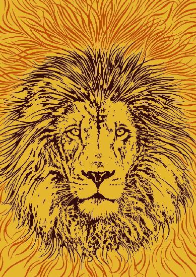 Lion Portrait – King of the Beasts