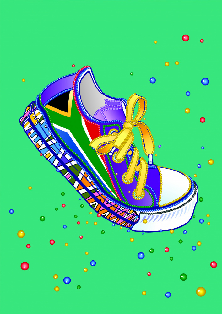 Sneaker South African Township Dance von Carlo Kaminski