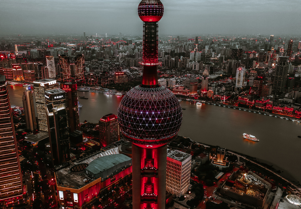 Oriental Pearl Tower von Carmine Chiriaco