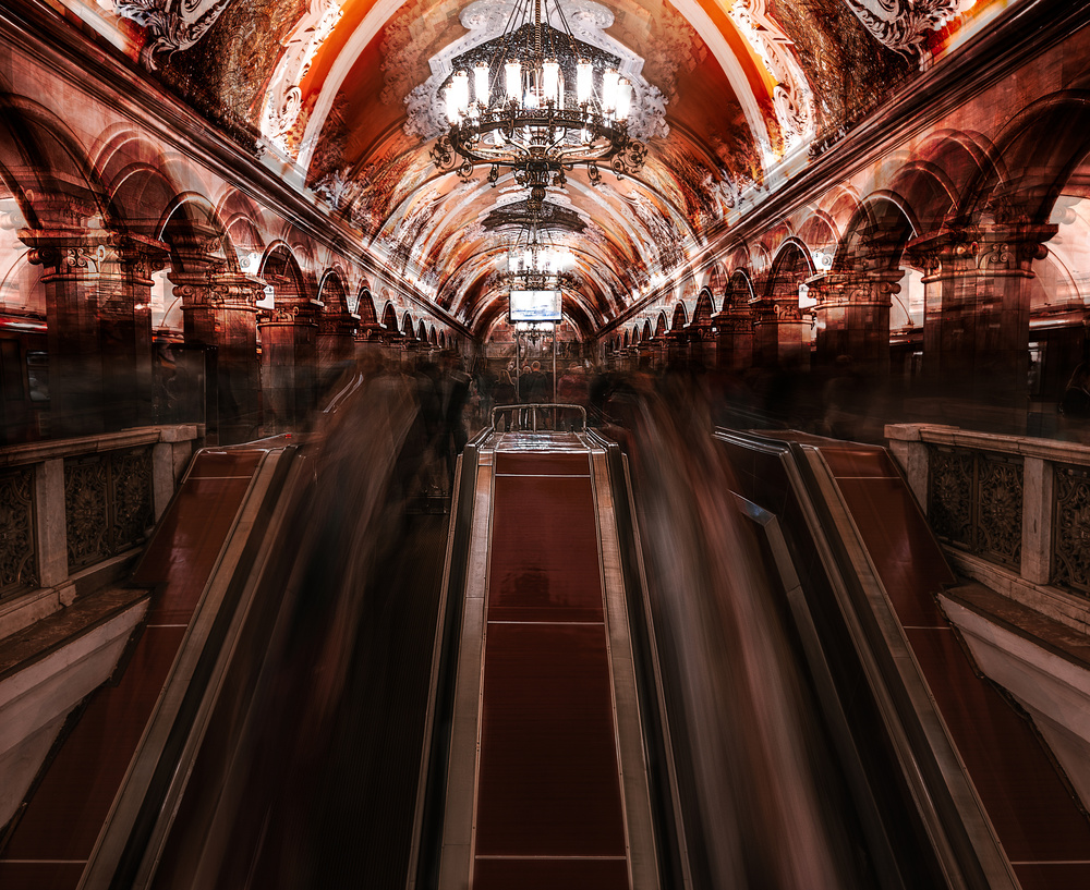 Russian metro station series 1/5 von Carmine Chiriaco