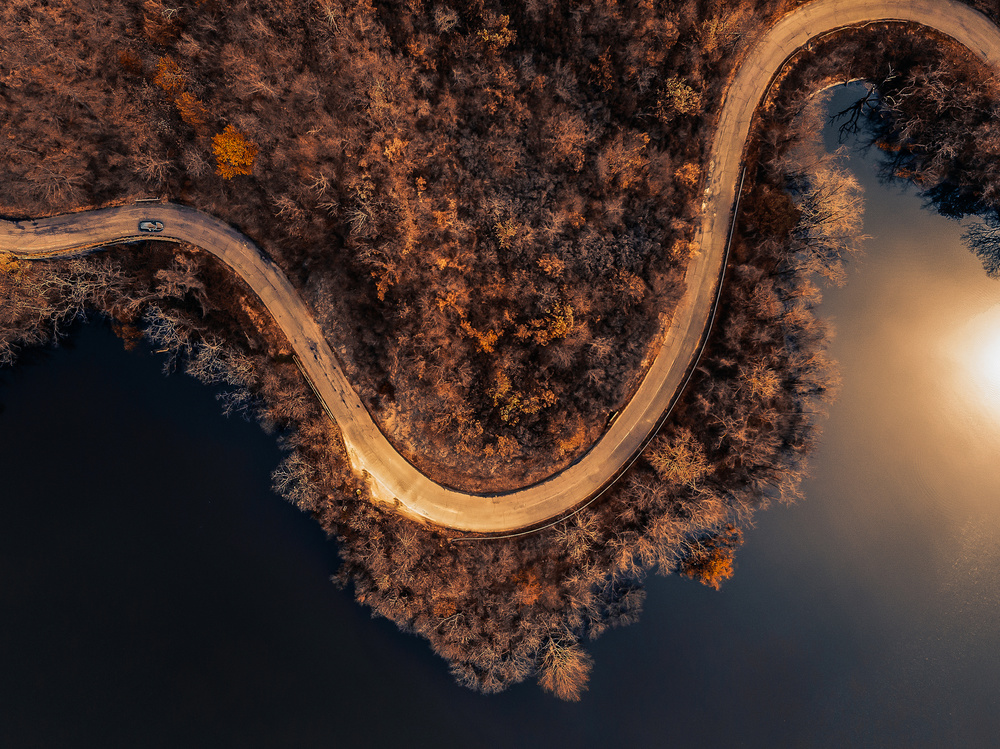 Winding roads von Carmine Chiriaco