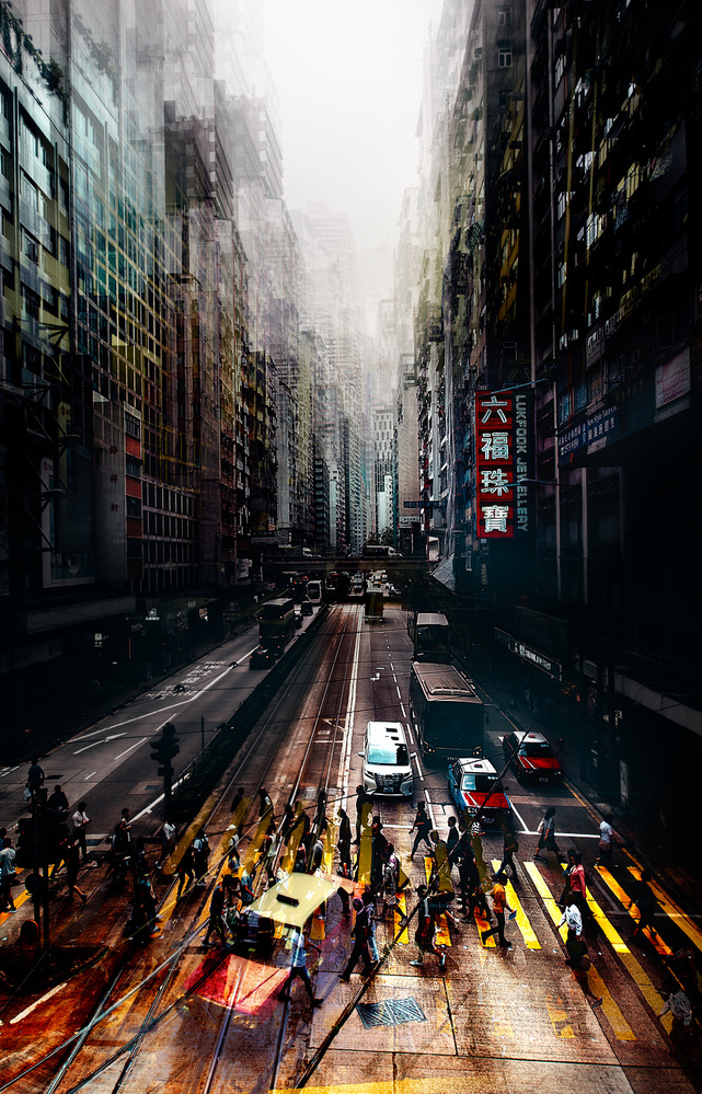 streets of Hong Kong von Carmine Chiriaco