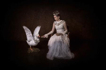 Fairytale of Goose and the princess