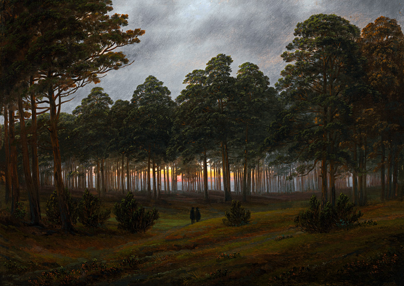 Der Abend von Caspar David Friedrich