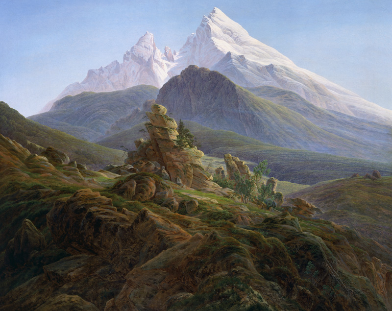 Der Watzmann von Caspar David Friedrich