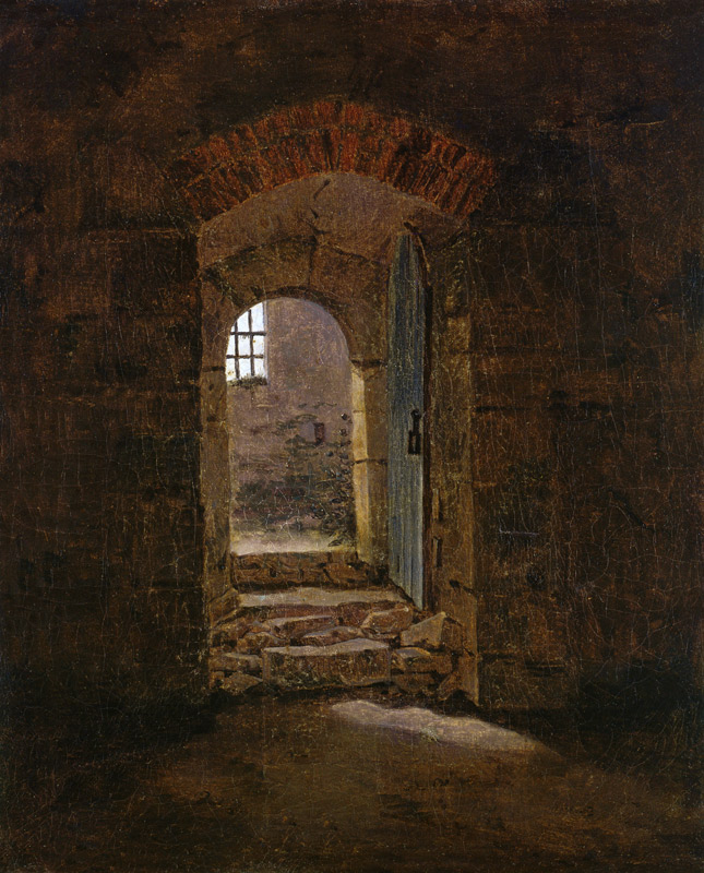 Toreingang in Meißen von Caspar David Friedrich