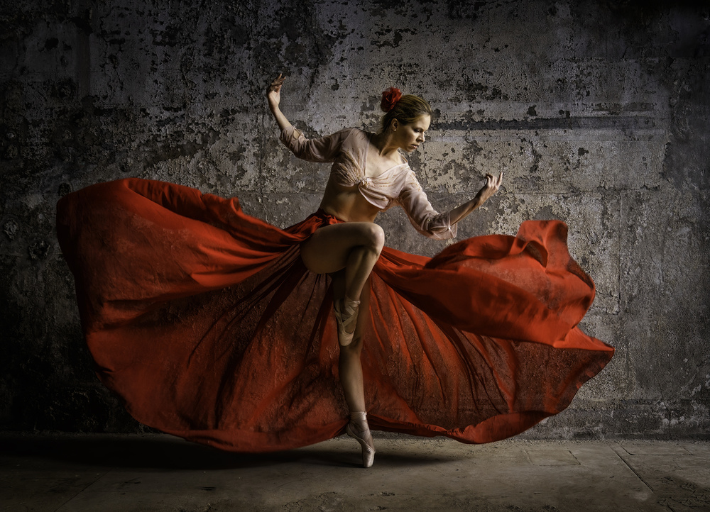 Lady in Red von Catchlight Studio