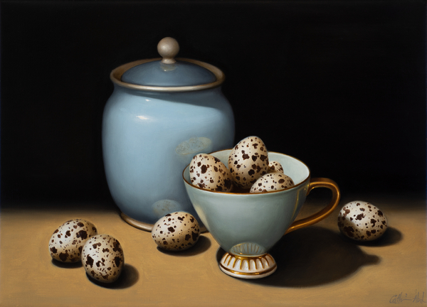 Still Life with Duck Egg Blue von Catherine  Abel