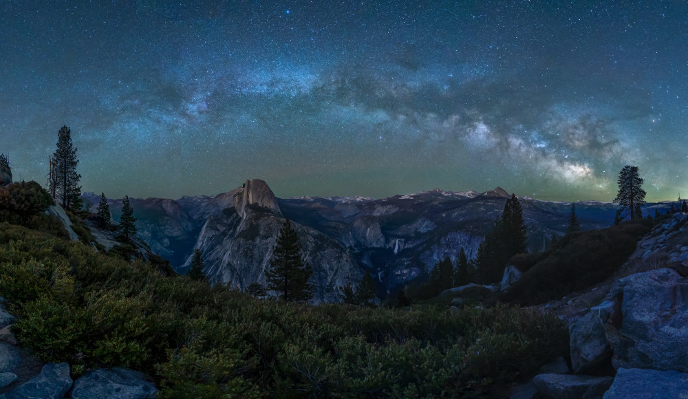 Glacier Point Milky Way von Catherine Lu